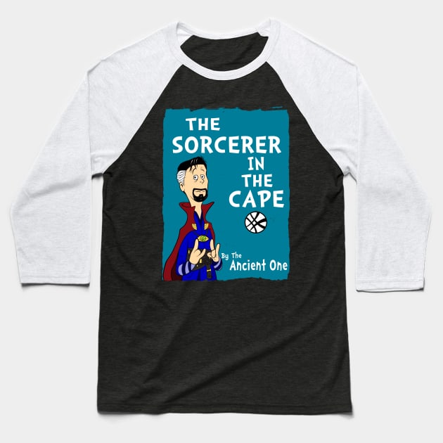 The Sorcerer in the cape Baseball T-Shirt by Eman